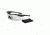 ESS CrossBlade ONE Shooting Glasses, Clear Lens, Black, EE9032-09