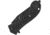 ETE Wortac Linerlock A/O Folding Knife, 4.5in Closed, 3in Black Titanium Finish Partially Serrated D2 Tool Steel Modified Clip Point Blade, Black G10 Handle, 4.6Oz, Designed By Kelly Worden, ETEK1603
