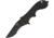 ETE Wortac Linerlock A/O Folding Knife, 4.5in Closed, 3in Black Titanium Finish Partially Serrated D2 Tool Steel Modified Clip Point Blade, Black G10 Handle, 4.6Oz, Designed By Kelly Worden, ETEK1603