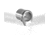 Evolution Gun Works Carry Bevel Barrel Bushing - .703 OD Gunsmith Fit Straight Bore, .125 in, Steel, Stainless, 14220
