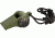 Explorer Emergency Whistle w/ Compass and Thermometer, Black Cord EXP15