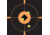 EZ-Aim Adhesive Paper Splash Shooting Targets, Crosshair Bullseye, 12-Pack, Black/Orange, 12 in x 12 in, 15376