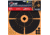 EZ-Aim Adhesive Paper Splash Shooting Targets, Crosshair Bullseye, 12-Pack, Black/Orange, 12 in x 12 in, 15376