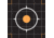 EZ-Aim Allen Reactive Sight Grid Paper Shooting Target, 12x12in, 10-Pack, Black/Orange, 15314-10