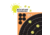 EZ-Aim Allen Splash Reactive Adhesive Paper Bullseye Shooting Targets, 12x12in, 10-Pack, Black/Orange, 15317-10