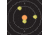 EZ-Aim Allen Splash Reactive Adhesive Paper Bullseye Shooting Targets, 12x12in, 10-Pack, Black/Orange, 15317-10