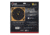 EZ-Aim Allen Splash Reactive Adhesive Paper Bullseye Shooting Targets, 12x12in, 10-Pack, Black/Orange, 15317-10