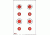 EZ2C Targets Style 19 Targets,11x17in,Red and Black Ink,Pack of 25 EZ2C019