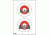 EZ2C Targets Style 21 Targets,Red and Black Ink,11x17in,Pack of 25 EZ2C021