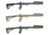 FAB Defense M4 SKS Complete Chassis System, w/ M4 Buttstock, Black, FDE, OD Green
