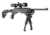 FAB Defense UAS-PRO Ruger 10/22 UAS Precision Stock Conversion Kit w/Handguard and Upper Rails, Black, FX-UASPR1022B