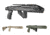 FAB Defense UAS-PRO Ruger 10/22 UAS Precision Stock Conversion Kit, Black, Flat Dark Earth, OD Green