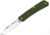 RUIKE L11 Folding Knife, 3.38in, 14C28N Stainless Steel, Clip Point, Plain Blade, G10 Handle, Green, L11-G