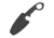 First Edge HR-1 Ryan Hoover Droppoint Serrated Fixed Blade Knife, Elmax Oxide Blade, Black, Droppoint Full Size, 4155