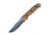 First Edge Thruster Field Fixed Blade Knife Serrated Edge, Elmax Bead Blast Blade, Coarse Black, 15155-BBB