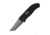 First Edge Tracklock Original Tanto Folding Knife, Auto Opening Fine Edge, Elmax Bead Blast Blade, Coarse Black 1450-BBB
