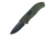 First Edge Tracklock Tactical Hunter Folding Knife, Manual Opening Fine Edge, Elmax Black Oxide Blade, Coarse Green, 1550-BLG