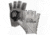 Fish Monkey Stubby Guide Gloves, Lite Grey, S, FM18-LTGREY-S
