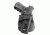 Fobus Fits Glock 17, 19, 22, 23, 31, 32, 34, 35 CH Rapid Release System Level 2 Holster, Black, Paddle GLCH