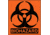 Forensics Source Small Biohazard Label 1x1, 100-Pack BSS