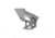 Fortis Manufacturing SHIFT Short Angled Grip M-LOK, Grey Anodize, SHIFT-ANG-ML-GRY