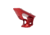 Fortis Manufacturing SHIFT Short Angled Grip M-LOK, Red Anodize, SHIFT-ANG-ML-RED