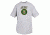 Fox Outdoor Army One-Sided Imprinted T-Shirt, Army with Logo / Heather Grey, Large, 63-90 L