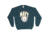Fox Outdoor Crewneck Sweatshirt, Navy Crest - Navy - Color Imprint, Large, 64-675 L