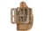 G-Code OSH OWB Holster, Glock 19 Gen 3/Glock 19 Gen 4/Glock 19 Gen 2/Glock 19 Gen 1, Right Hand, Tan, OSH-001-RH-RMR-GCA16-TN