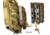 G-Code Soft Shell Scorpion Magazine Carrier Pack of 2, Rifle, R1/R2/R3 Molle &amp; Belt Mounts, Ambidextrious, Green On Black, OD Green Frame/Black Shell, Rifle, SS-R1-2PK-123-GNBK