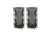 G-Code Soft Shell Scorpion Double Pistol Magazine Carrier, Paddle, Grey, SS-PD-PDL-GY