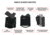 Galco Ankle Guard Leather Holster, Left, Ankle Holster, Plain, Black , AGD801RB