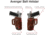 Galco Avenger Belt Holster, Left Hand, Sig Sauer P225 P6, R3Sig Sauer P228, Black, AV251B
