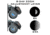 Galileo Zoom Binocular 8-24x50mm w/Solar Filters, Black, NSN N, G-82450SF