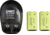 Garrett Recharger Kit for Garrett SuperWand and THD - 2 NiMH Batteries and 220 Volt Charger - European Standard 220v Outlet 1612100