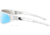 Gatorz Revenant Sunglasses, Frost w/Black Logo Frame, Smoke Optimized Polarized w/ Blue Mirror Lens, Frost, Medium, 841235128547