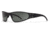 Gatorz Wraptor Milspec Ballistic Z87.1 Sunglasses, Blackout Frame, Smoke w/Anti-Fog Lens, GZ-02-002