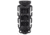Gear Aid Kotu Tanto Survival Knife w/ Quick Release Sheath and Removable Belt Clip, Titanium-coated 3in Blade, Acetal Handle, Black MCN 62040