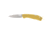 LST Mustard Yellow 2.5 Inch Plain Satin Modified Clip Point