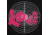 Girls With Guns 9075 Love Made Of Polyester With Black Finish, Pink Love Graphi