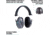Girls With Guns Assure Low-Profile Earmuffs, 23 dB NRR, ANSI S3.19 &amp; CE EN352-1 Hearing Protection Rated, Gray/Teal/Black, One Size, 2319