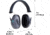 Girls With Guns Assure Protective Safety Glasses &amp; Earmuffs Combo Set, Gray/Teal/Black, One Size, 2388