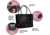 Girls With Guns Cosmic Tote, Lockable Concealed Carry, Black, 15.3 in x 12.5 in x 7 in, 8231