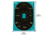 Girls With Guns Gwg Splash Self-Adhesive Oval Handgun Trainer Paper Target, Teal/Black, 12X18, 15283
