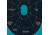 Girls With Guns Gwg Splash Self-Adhesive Oval Handgun Trainer Paper Target, Teal/Black, 12X18, 15283
