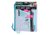 Girls With Guns Knit Fabric Handgun Storage Pouch w/Writable ID Label, Lockable Keyring, Zipper Closure, 7x9in, Fleece Lining, Full Size Interior, Gray/Blue Accents, 9074