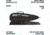 Girls With Guns Midnight Lockable Shotgun Case, 52in Shotguns, Black/Shade Blackout Camo, 53 in x 8 in, 907-52