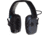 Girls With Guns Shield Low-Profile Electronic Earmuffs, 24 dB NRR, ANSI S3.19 &amp; CE EN352-1 Hearing Protection Rated, Gray/Teal/Black, One Size, 2348
