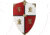 Gladius Wooden Shield El Cid, 28.5 x 18.75, 873
