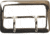 Gould &amp; Goodrich Duty Belt Buckle, Nickel, Nickel, 125